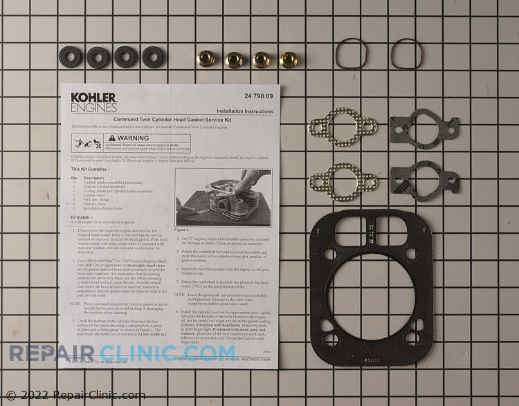 24 841 04-S Cylinder Head Gasket Kit